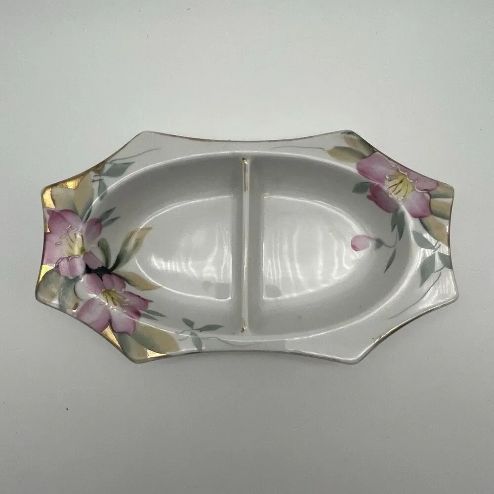 Noritake Porcelain Azalea Relish Dish, 19322